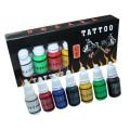 2015 Nuevo 1 equipo completo del tatuaje del tatuaje de la máquina 14 tintas del color Cable de la fuente de alimentación Kit Herramientas del cuerpo de la belleza